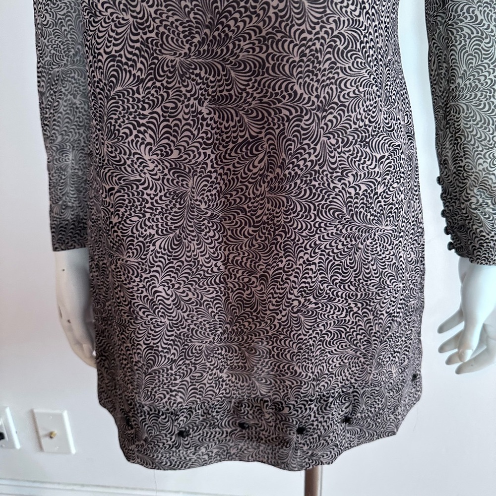 French Connection Women's Moon Moire Cocktail Mini Dress Size 6 - Picture 13 of 17